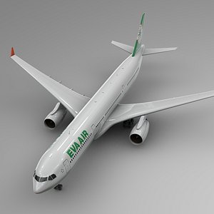 airbus a330-300 eva air 3D model