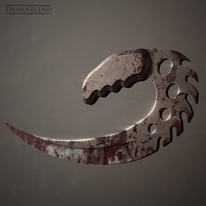 fantasy blade prototype 3d max