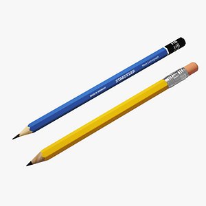 3d pencils model