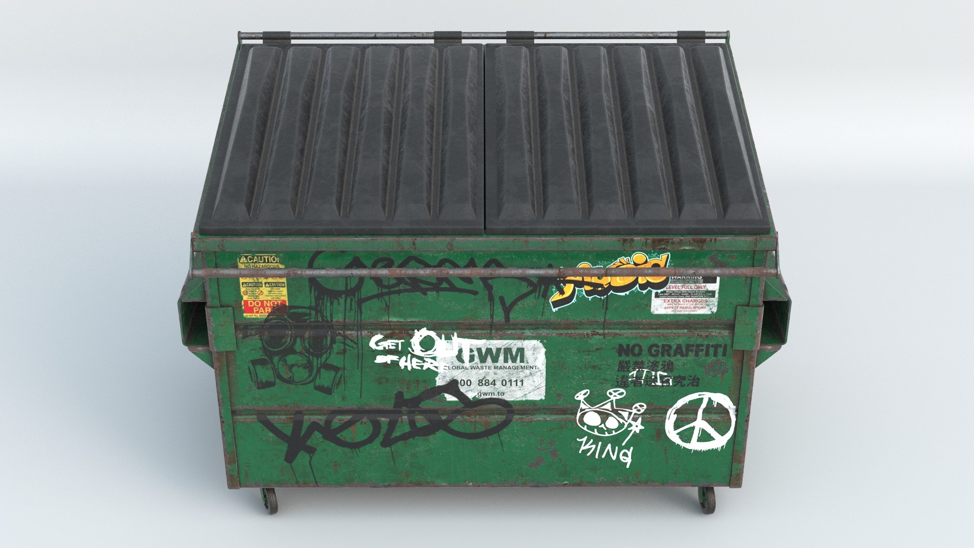 3D Dumpster Dump - TurboSquid 1683889