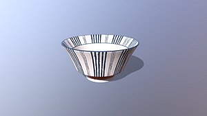Rice Bowl Stylish 3D model