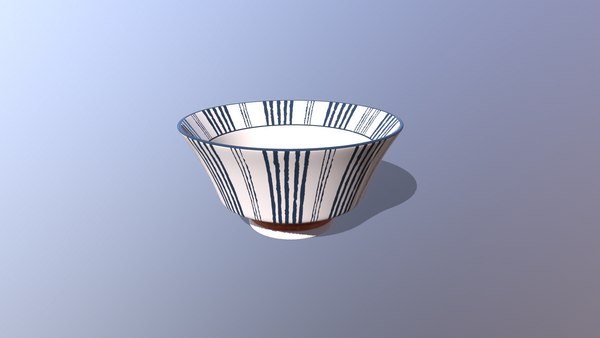 Rice Bowl Stylish 3D model