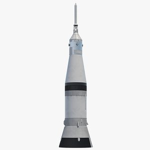 3D stage saturn v rocket