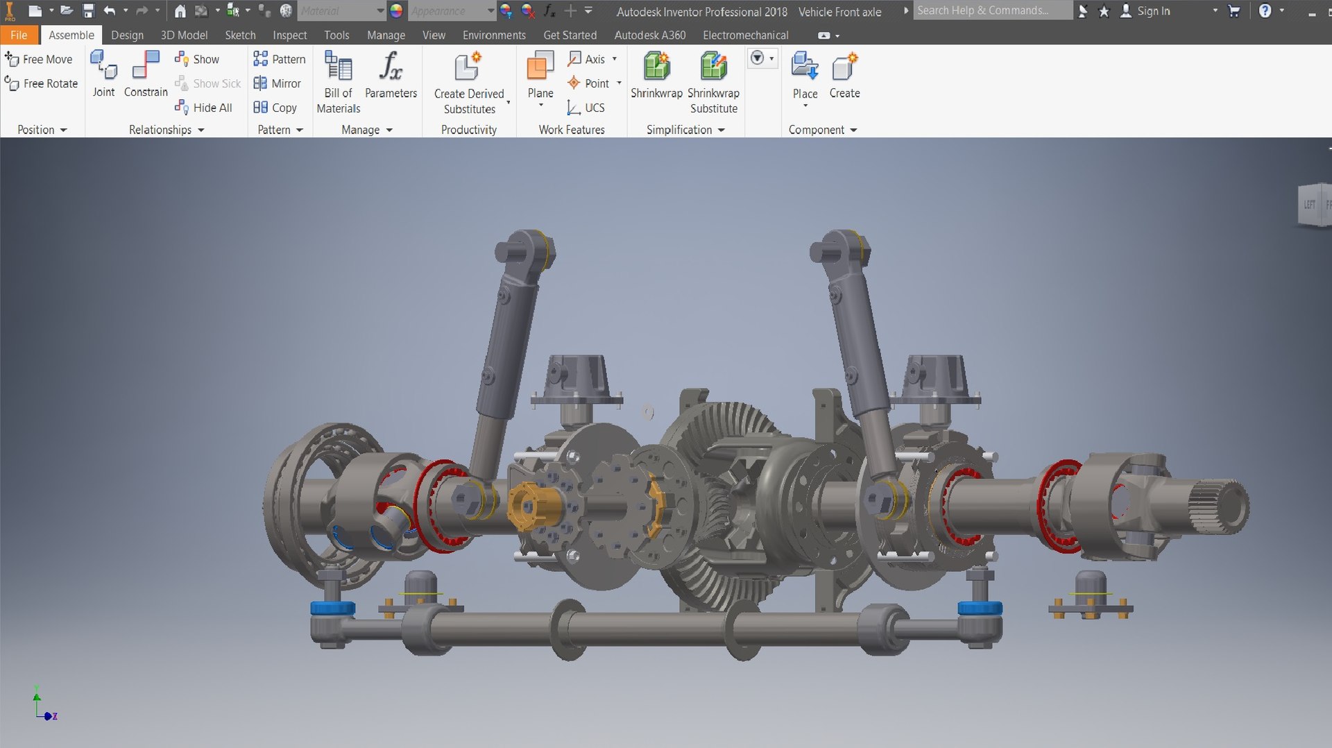 3D Tractor Front Axle Torque Drive - TurboSquid 2317591