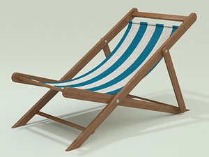 3d beach chair