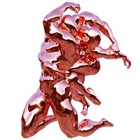 Male  nude statue set one