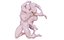 Male  nude statue set one