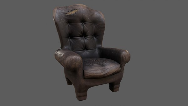 3D Leather Chair model