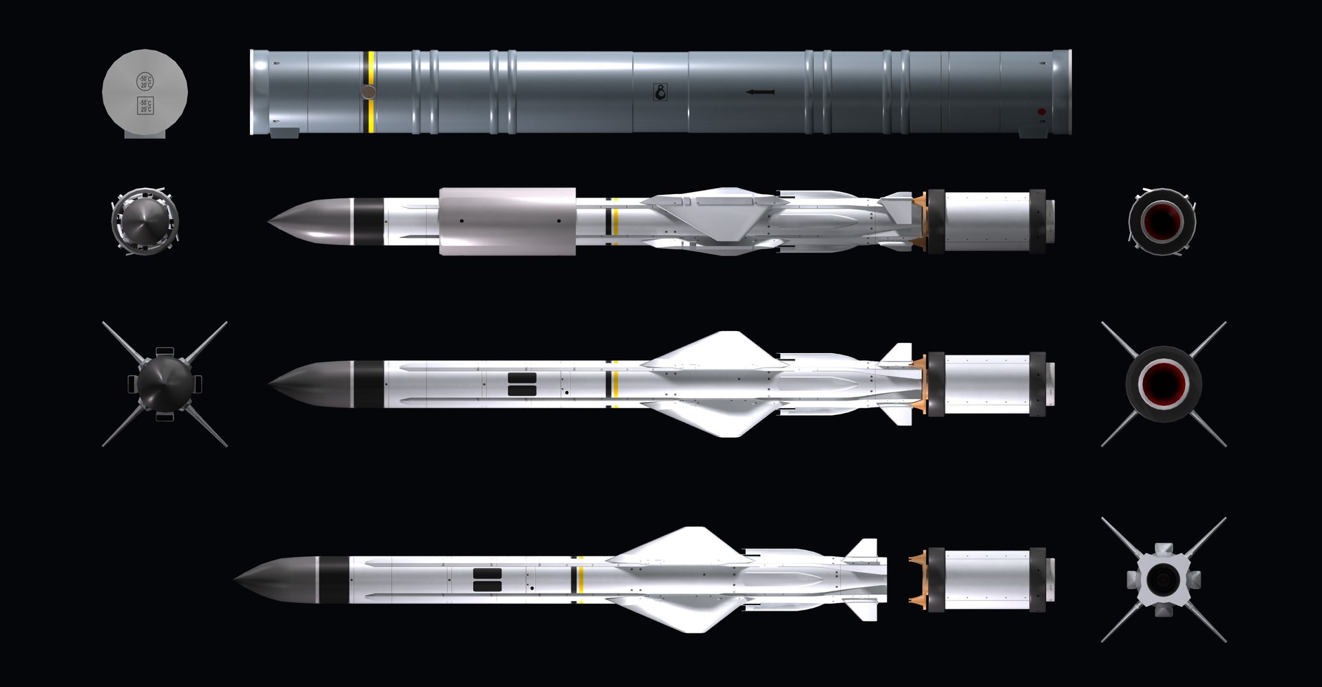3D Exocet MM40 Model - TurboSquid 2338402