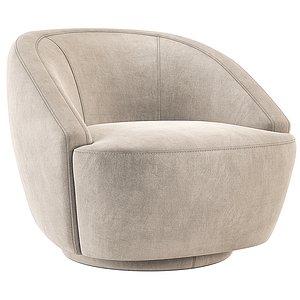 3D Restoration Hardware Lecco Swivel RH