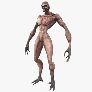 3D Undead creature