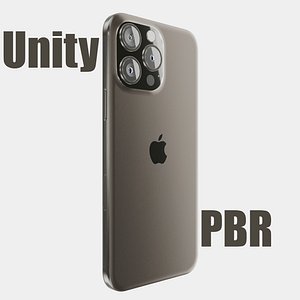 iPhone 15 Pro Max Unity PBR asset
