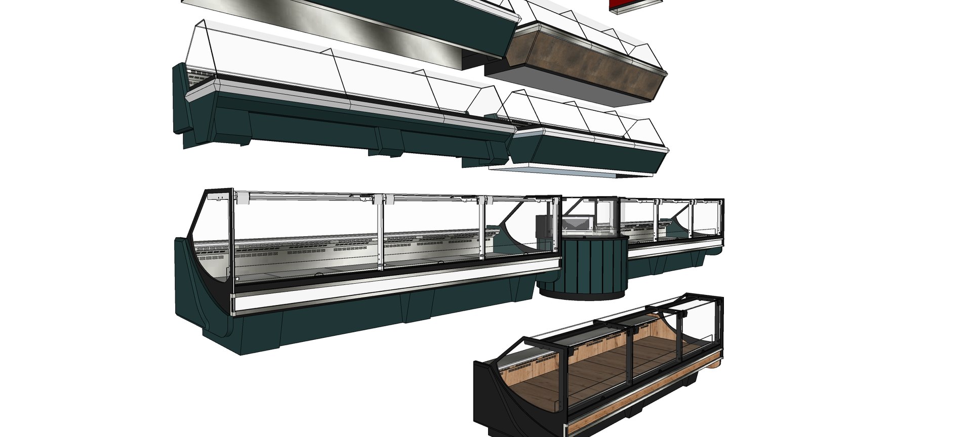 3D Marketing Counter Display - TurboSquid 1823124