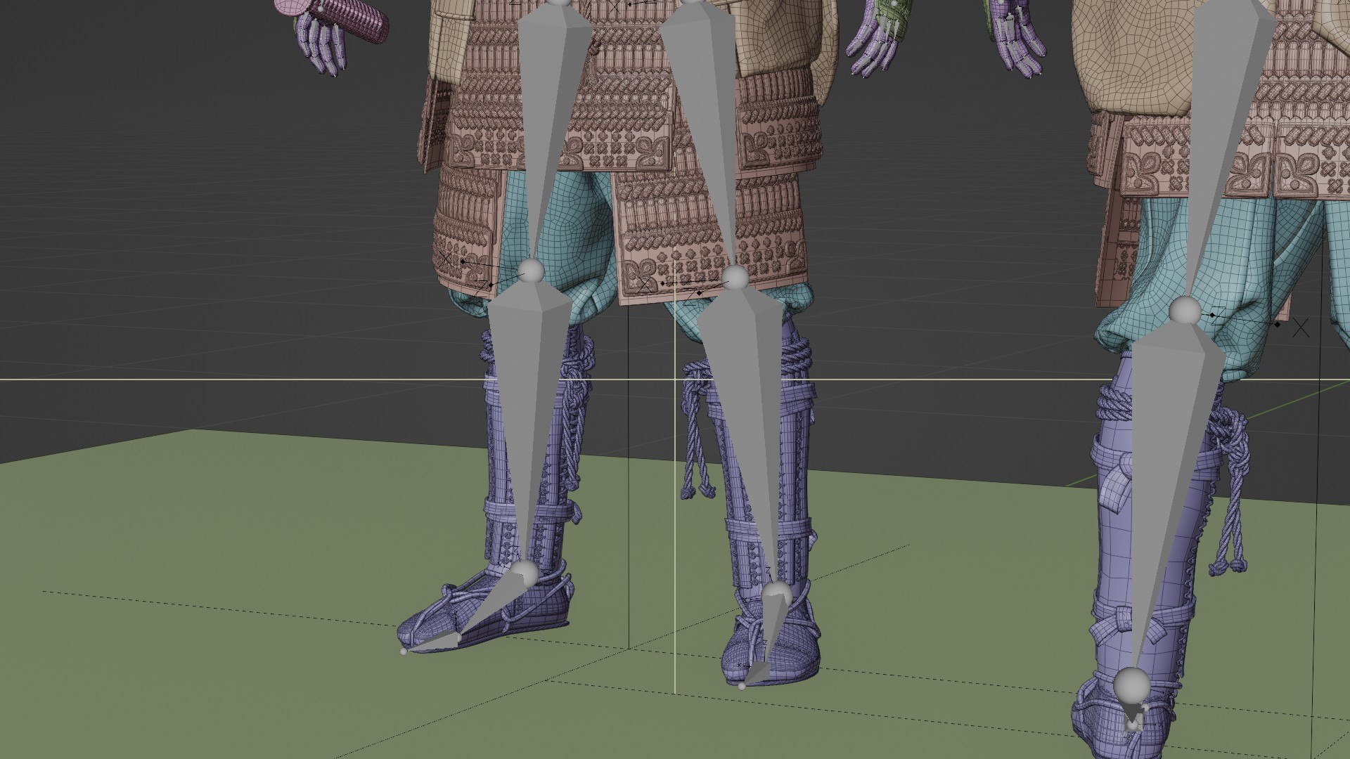MEDIEVAL Japanese Samurai Rigged 3D Model - TurboSquid 1980270