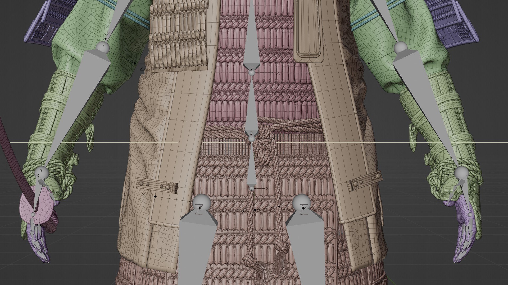 MEDIEVAL Japanese Samurai Rigged 3D Model - TurboSquid 1980270