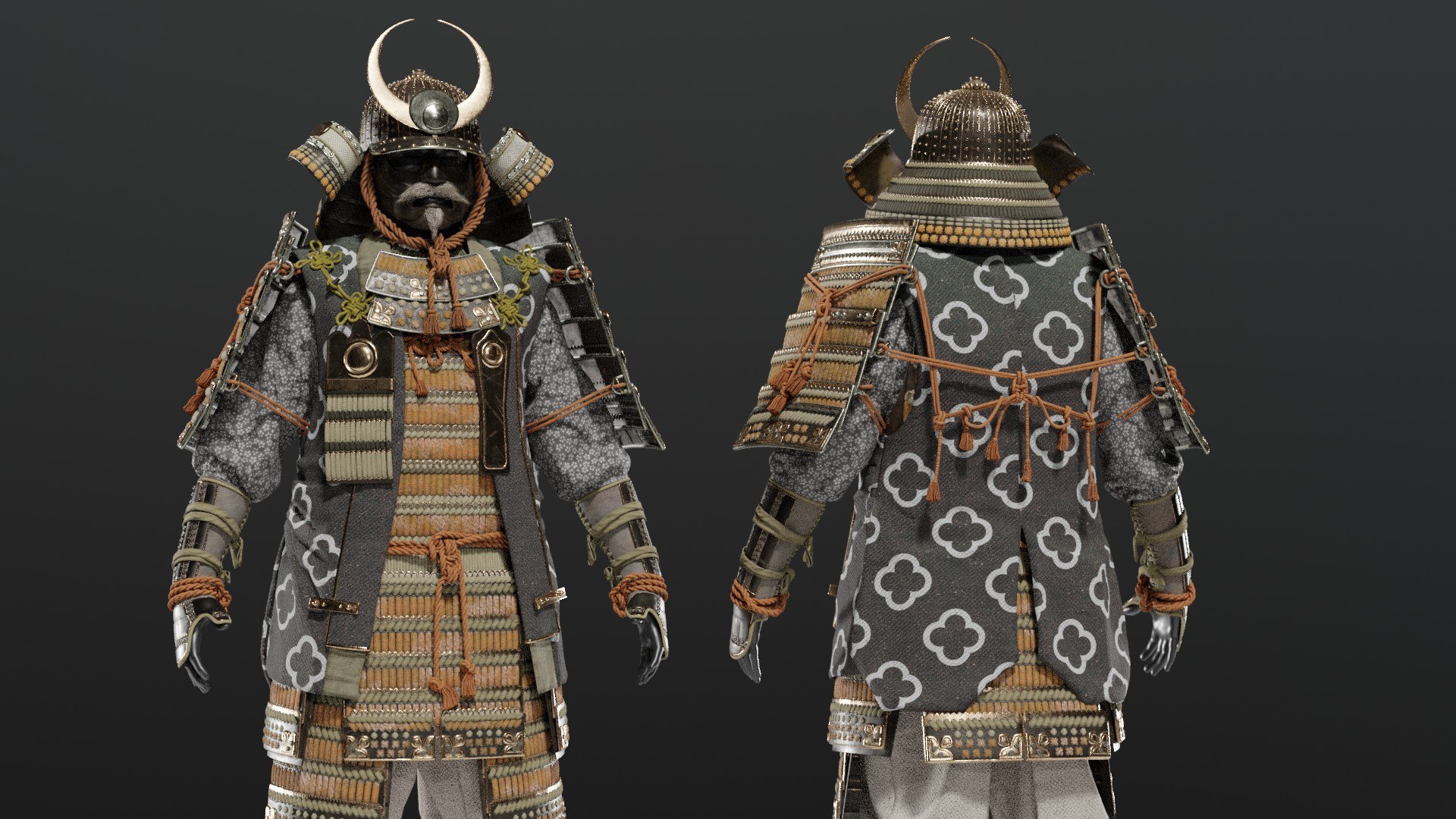 MEDIEVAL Japanese Samurai Rigged 3D Model - TurboSquid 1980270