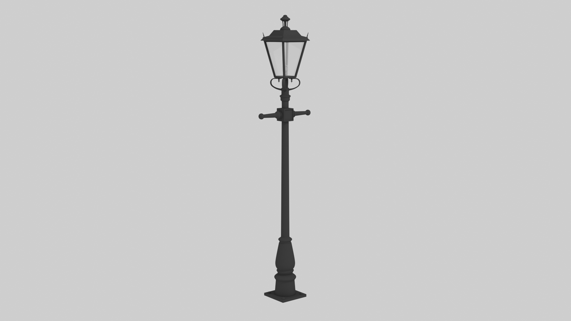 3D Garden Lamp Post - TurboSquid 1822393