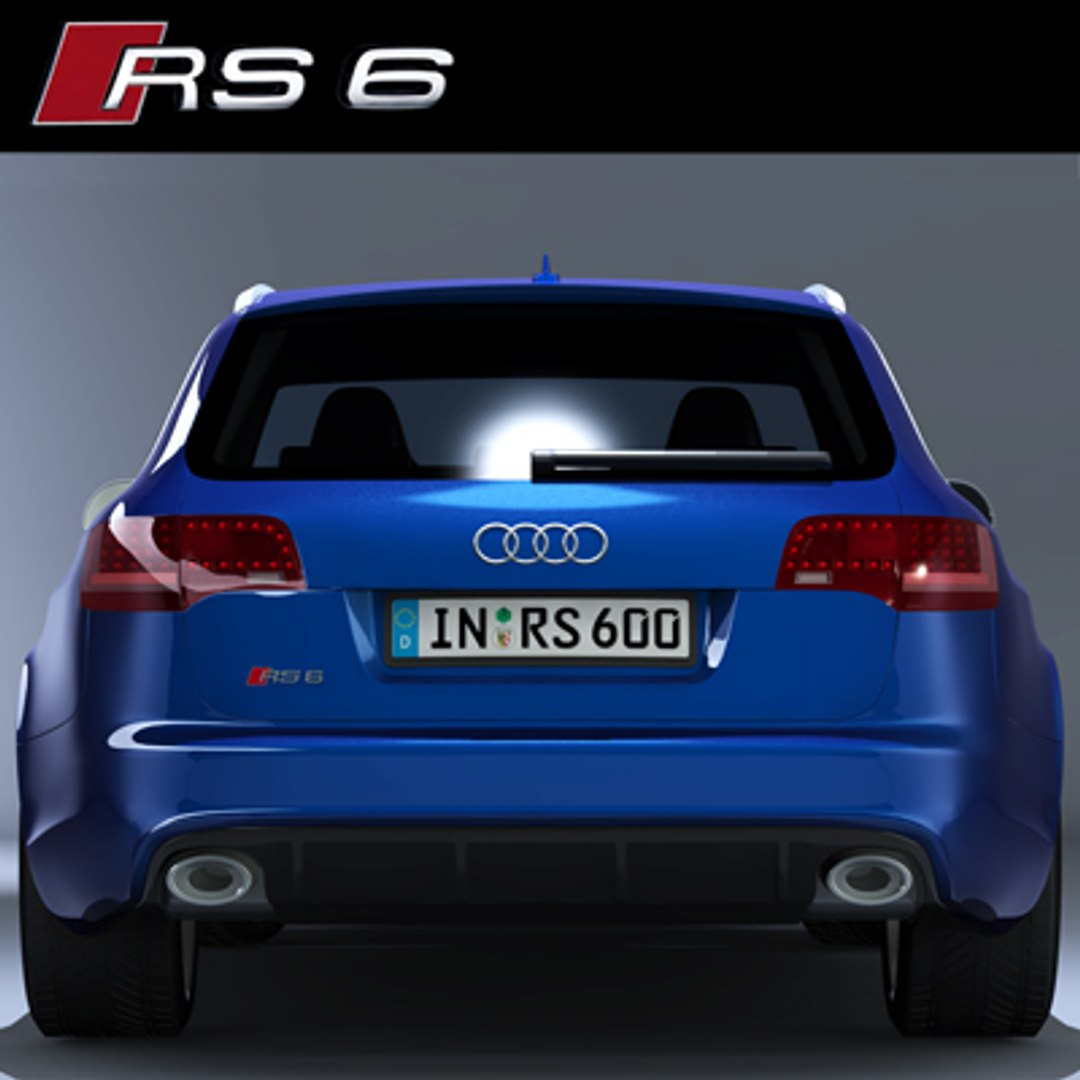 Audi Rs6 Rs 3d Model