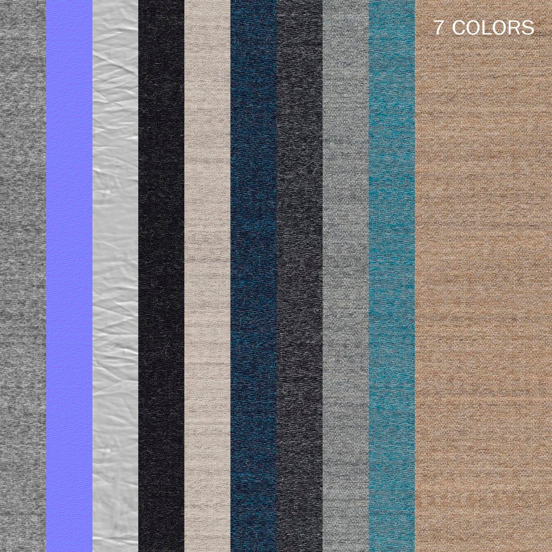 3D Bolia Textile Wool Laine Model - TurboSquid 2010346