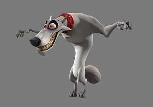 Cartoon Wolf