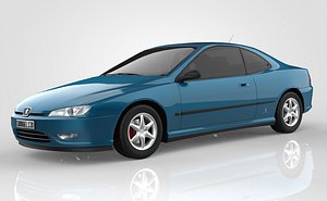 3D Peugeot 406 Coupe