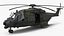 NH90 Military Transport Helicopter Green Camo with Interior 3D