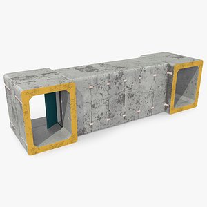Modular Concrete Shelter Damaged