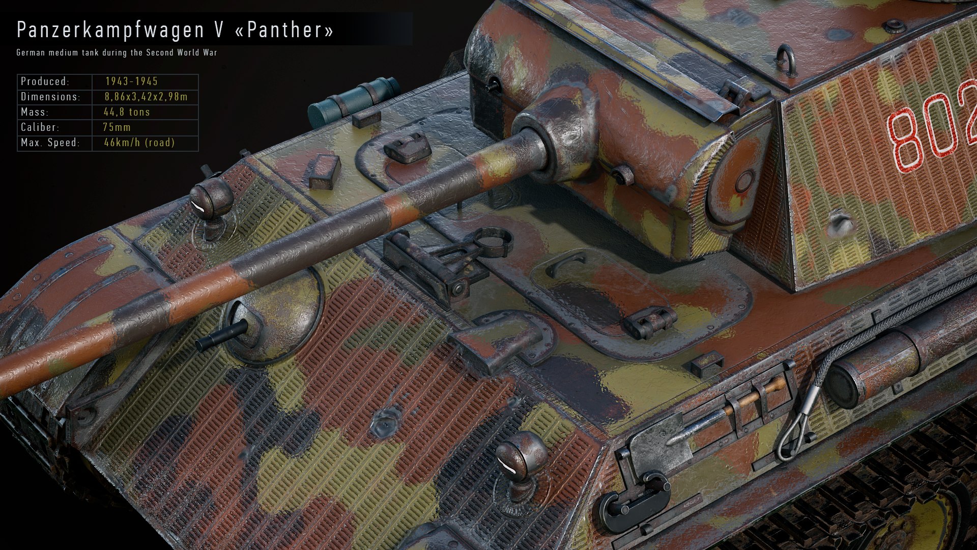 3D model panther gameready pzv tank https://p.turbosquid.com/ts-thumb/kx/sDSwoh/Drposfyh/render7/png/1600977021/1920x1080/fit_q87/56809ab9aa5f73848ef8754486641ed2ad3d9cf0/render7.jpg