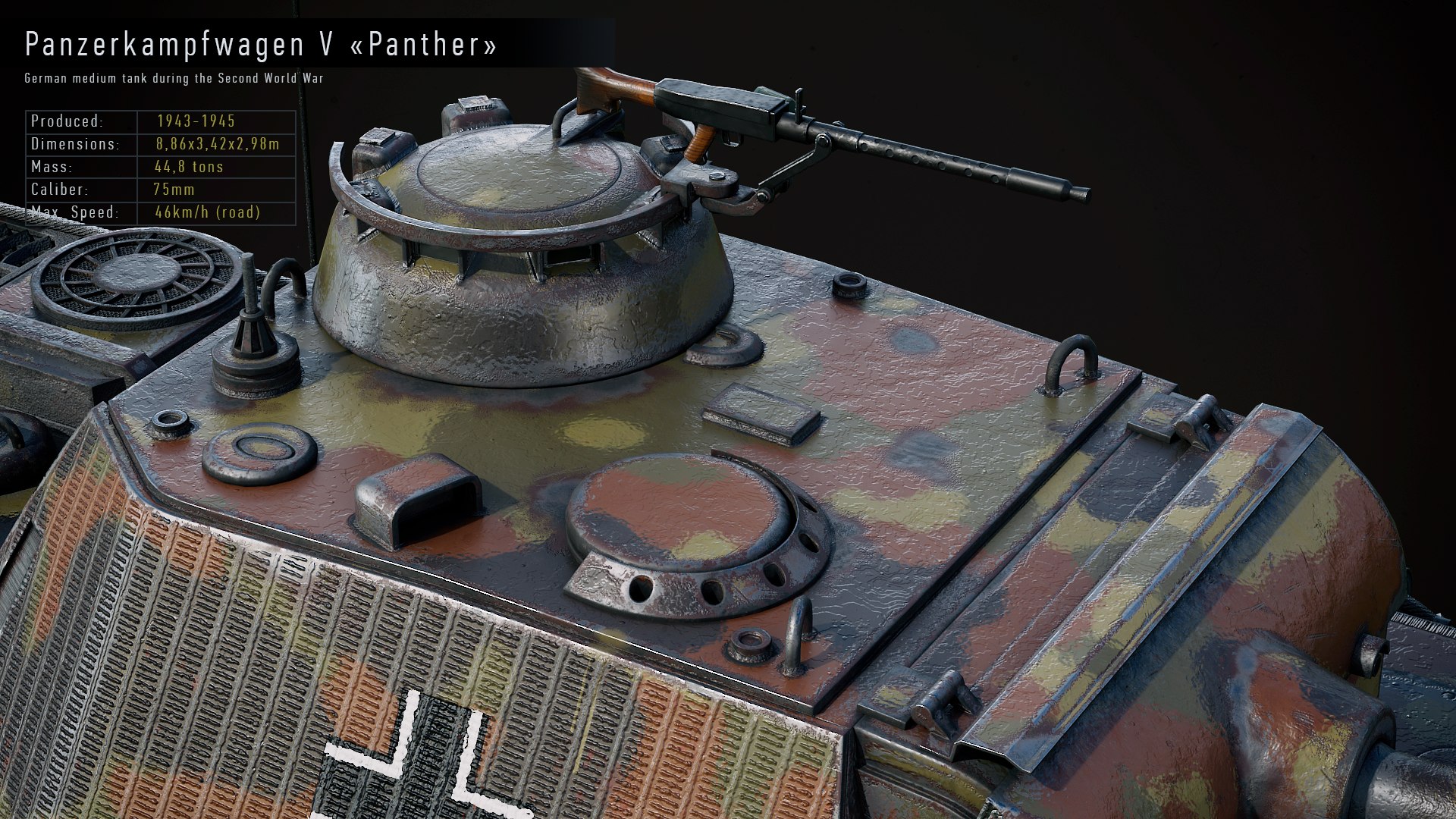 3D model panther gameready pzv tank https://p.turbosquid.com/ts-thumb/kx/sDSwoh/p6Ytw4ZC/render9/png/1600977021/1920x1080/fit_q87/9d29fbc5ddebdcb4a1fde4c7c8a472d12783a73a/render9.jpg