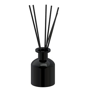 Reed Diffuser Bottle with Black Aroma Sticks