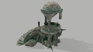 old temple 3D model