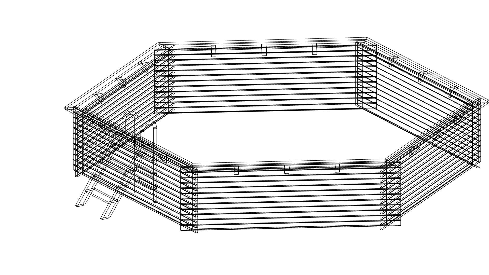 3D Model Swimming Pool Octogonal - TurboSquid 1971791