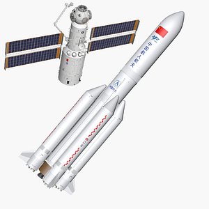 Tianhe and Long March 5B