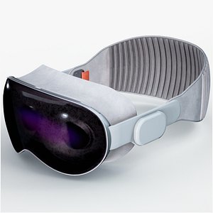 Apple Vision Pro VR Goggles 2023 PBR 3D model