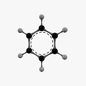 3D model Benzene Molecule