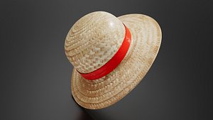 Straw hat 01 model