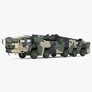 DF-17 Missile on Road Mobile Vehicle