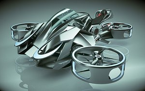 T Copter Bike 10 3D