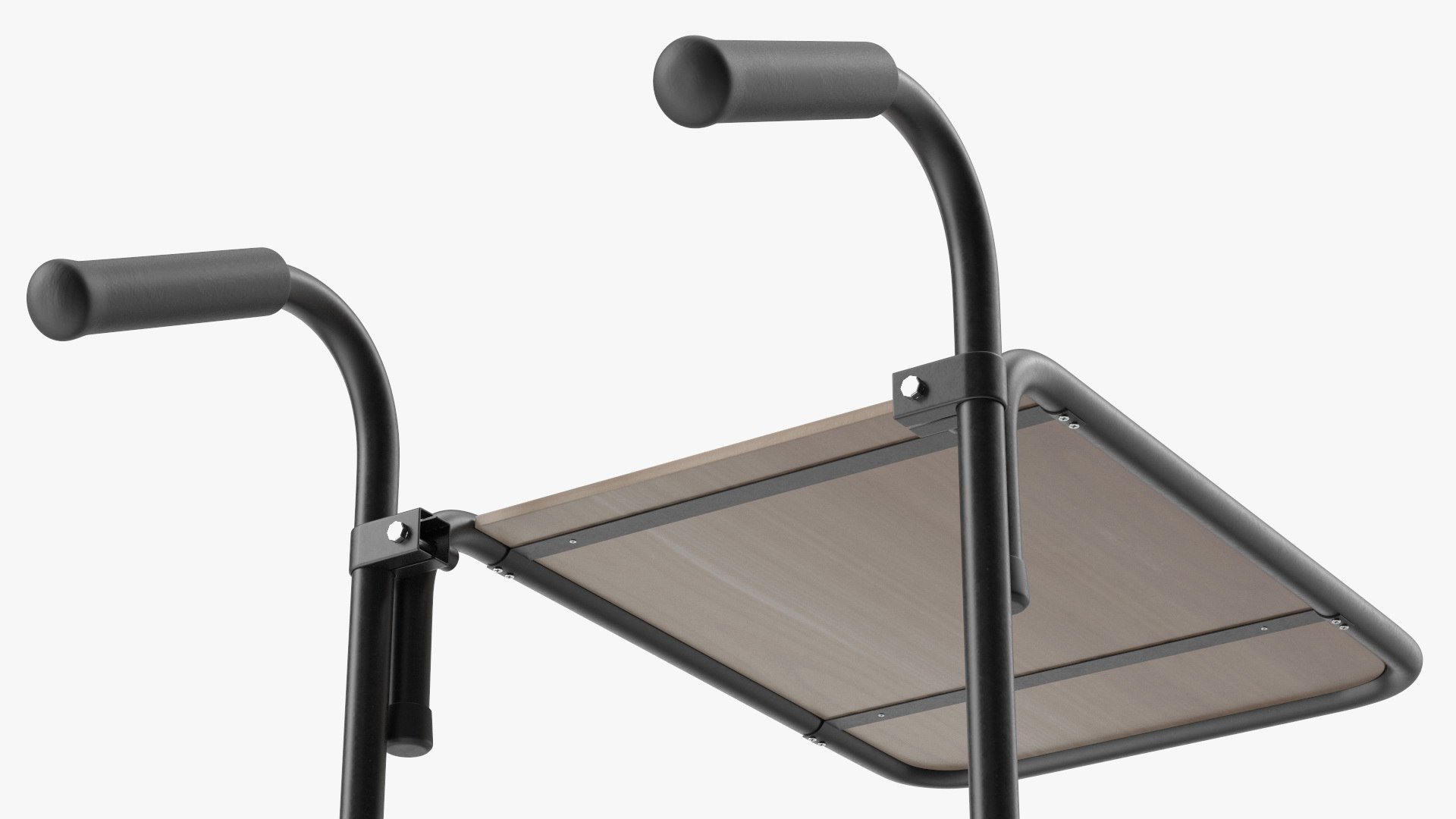 3D Mini Trolley With Shelf And Basket Black - TurboSquid 1971089