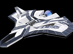 lancer spaceship 3d model