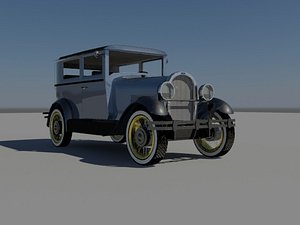 classic car 1929 3d model