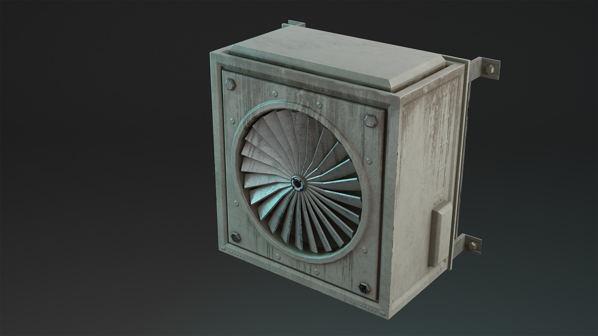 Cyberpunk AC Unit B 3D Model - TurboSquid 2074307