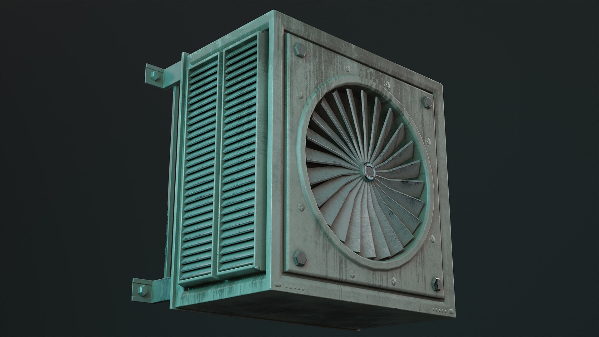 Cyberpunk AC Unit B 3D Model - TurboSquid 2074307