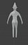 Low Poly Character Woman truccato Unity 10