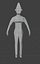 Low Poly Character Woman truccato Unity 10