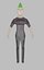 Low Poly Character Woman truccato Unity 10