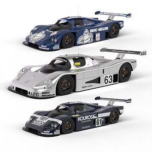 Pack Mercedes-Benz Sauber C9 1987 HQ interior