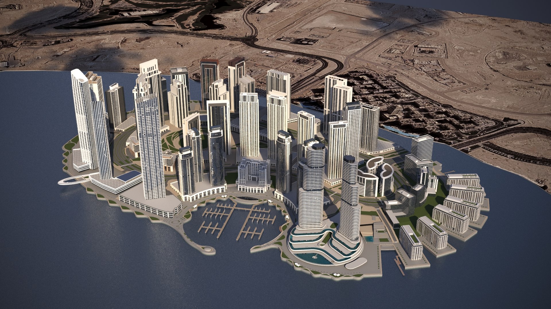 3D Creek Harbour Dubai https://p.turbosquid.com/ts-thumb/ky/DlwqM8/o1/2/jpg/1743084988/1920x1080/fit_q87/085683f23fab159ae7bfc85dbd9e64c3de2c6a1e/2.jpg