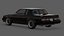 1987 Buick Grand National Regal GNX 3D ModelGame Ready