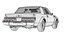 1987 Buick Grand National Regal GNX 3D ModelGame Ready